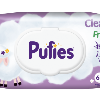 PUFIES Clean & Fresh vlažne maramice 64 komada