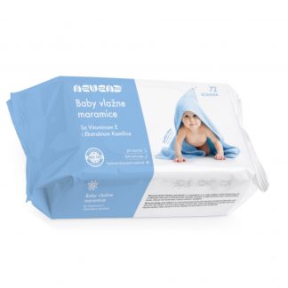 NEVENA Baby vlažne maramice plave 72 komada