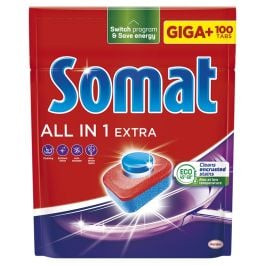 Somat All in 1 Extra tablete za mašinsko pranje posuđa 100/1