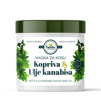 FAMILY Natural maska za kosu kopriva&kanabis