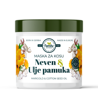 FAMILY Natural maska za kosu neven&ulje pamuka