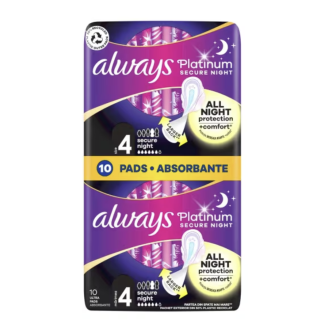 Always Platinum secure night higijenski ulošci 10kom