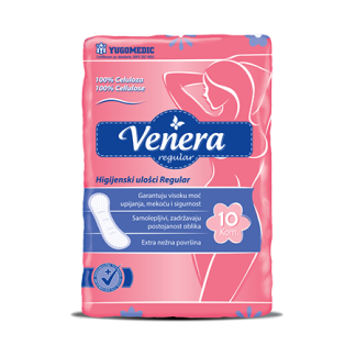 Venera Regular Celulozni higijenski ulošci, 10/1
