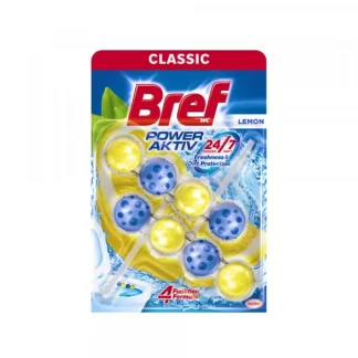 BREF Power aktiv Lemon 2x50g - WC osveživač