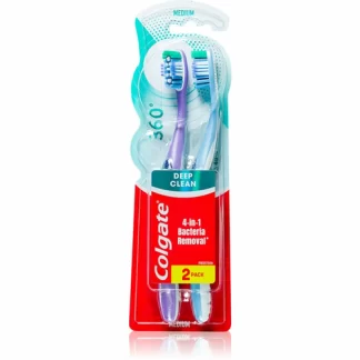 Colgate četkica za zube 360 Deep Clean 1+1, Medium