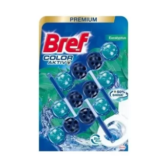 BREF Color aktiv Eucalyptus 3x50g - WC osveživač